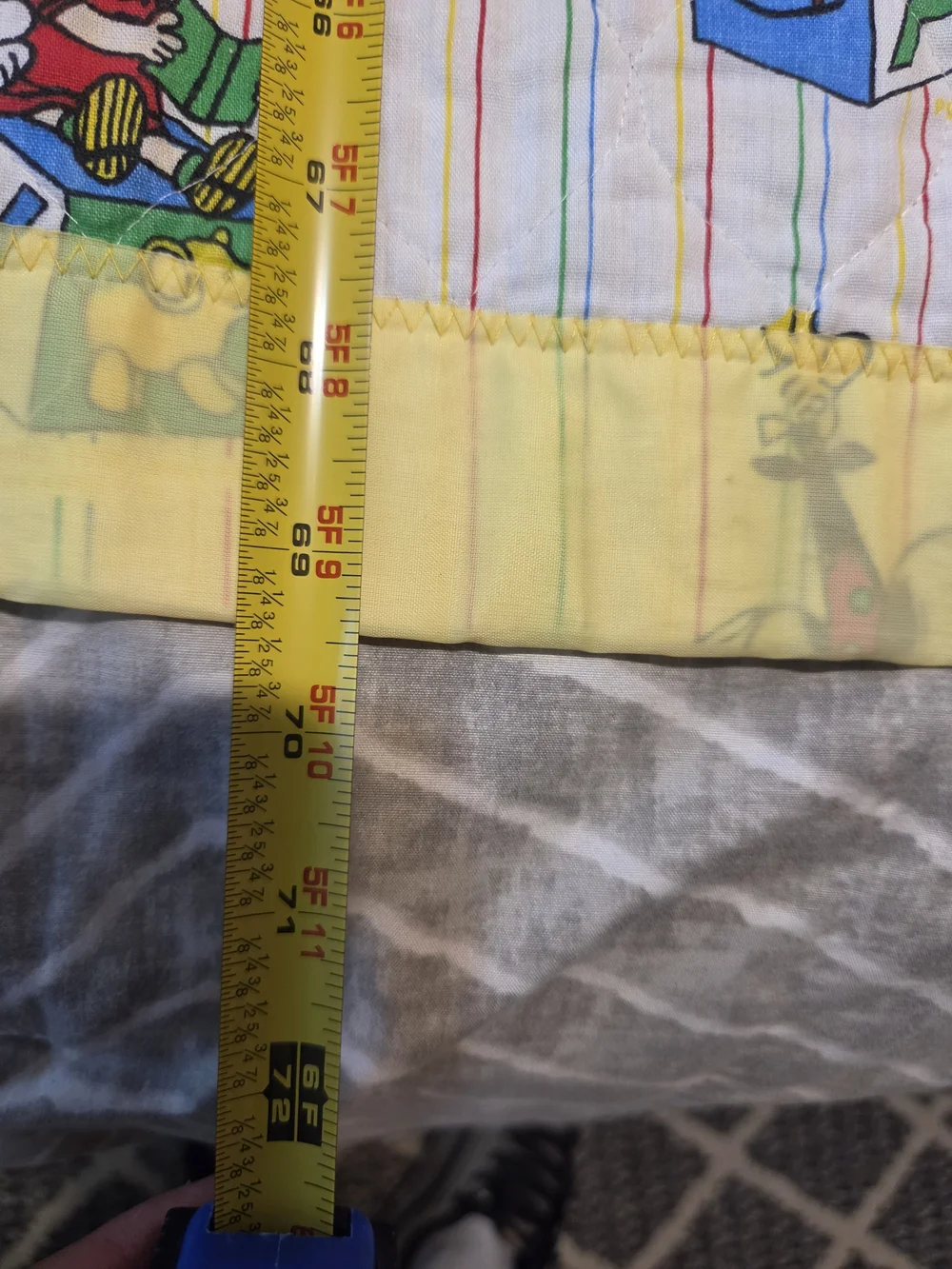 Vintage 1980s Peanuts Gang ABC Alphabet Baby Blanket